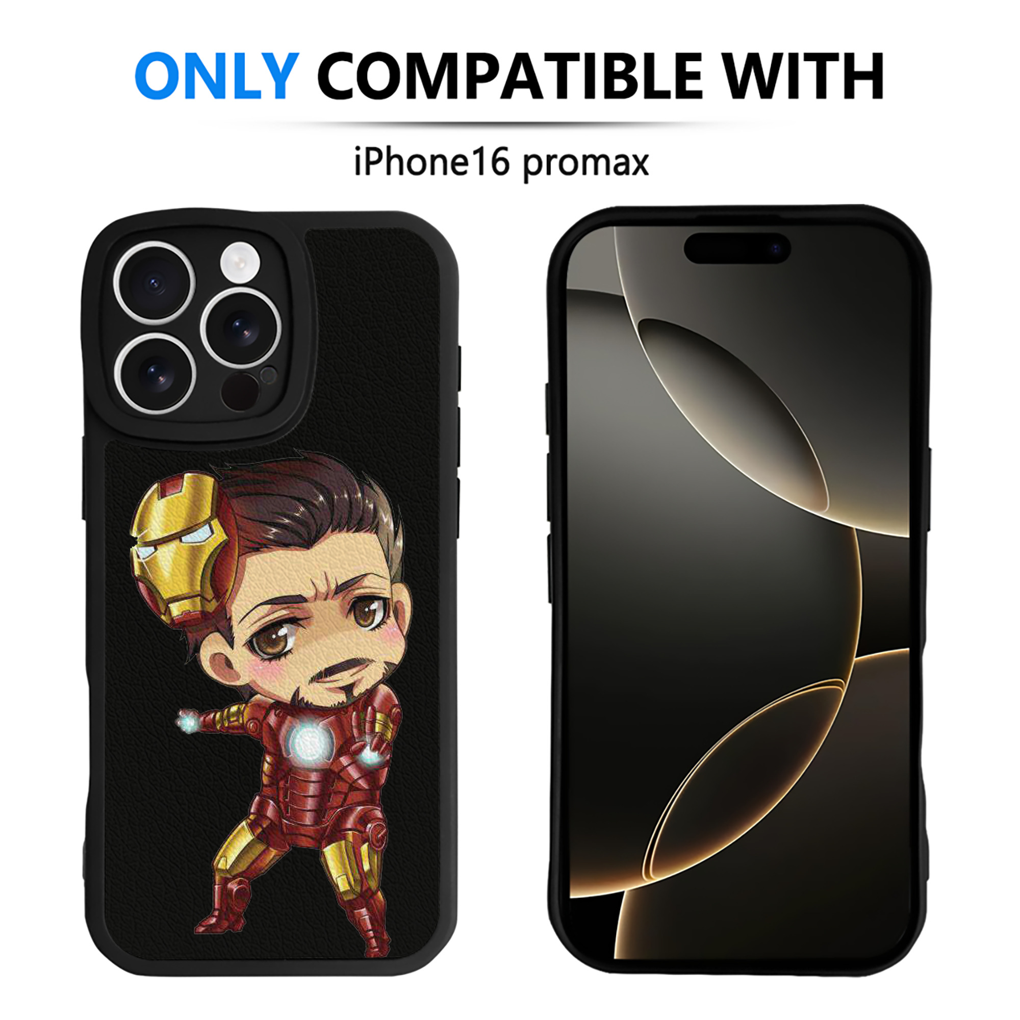 （画像用） アベンジャーズ The Avengers 【iPhone 16シリーズ対応】シリコンスマホケース（レザー調） 材質：シリコン